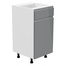 Virtuves skapītis ASPEN D40S1, pelēks